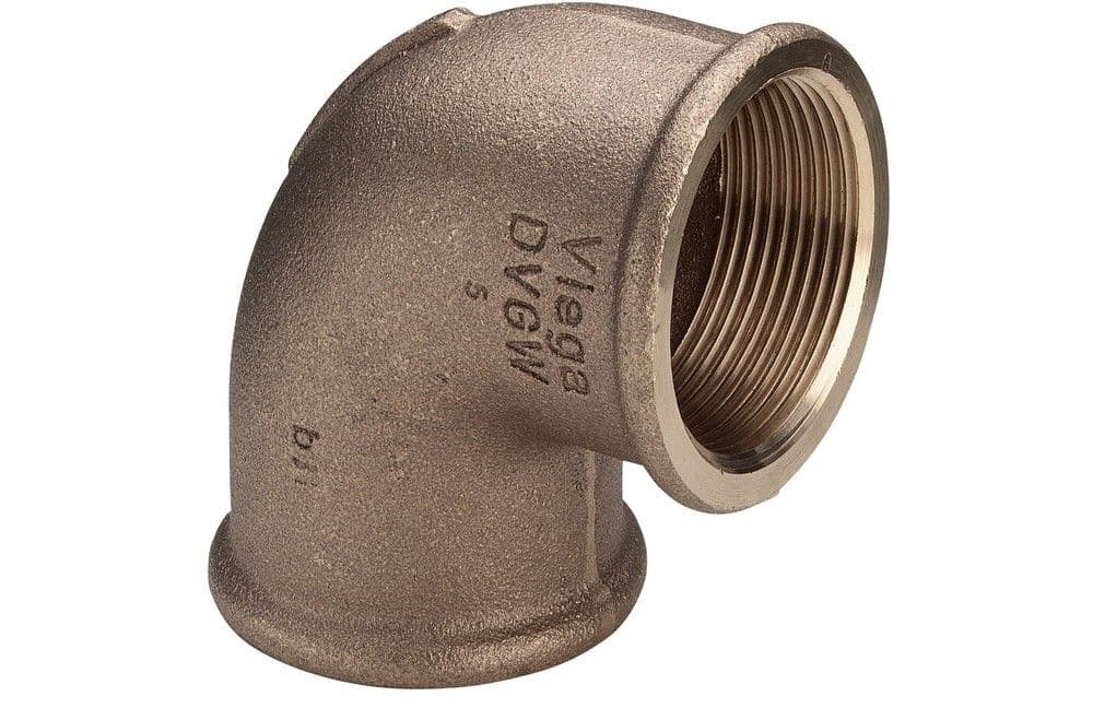 Viega coude 90° bronze 2"FF vue 1
