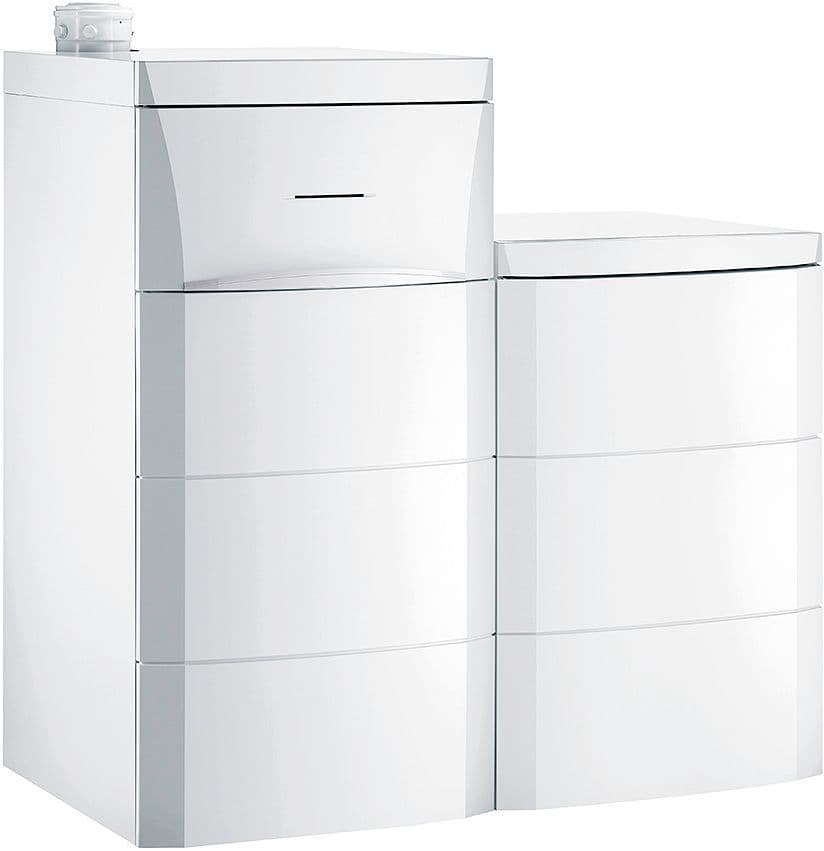 CHAUDIERECHAUDIERE SOL CONDENSATION AVEC BOILER 160L CALORA TOWER OIL 29,4KW NEXT-TO vue 1