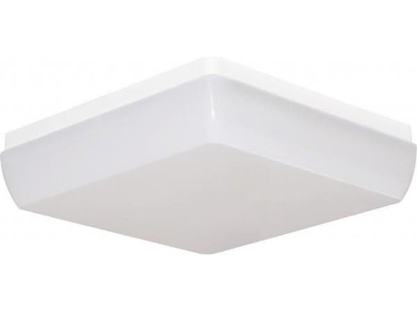 Armature carrée IP65 Led opale 1400lm avec détecteur vue 1
