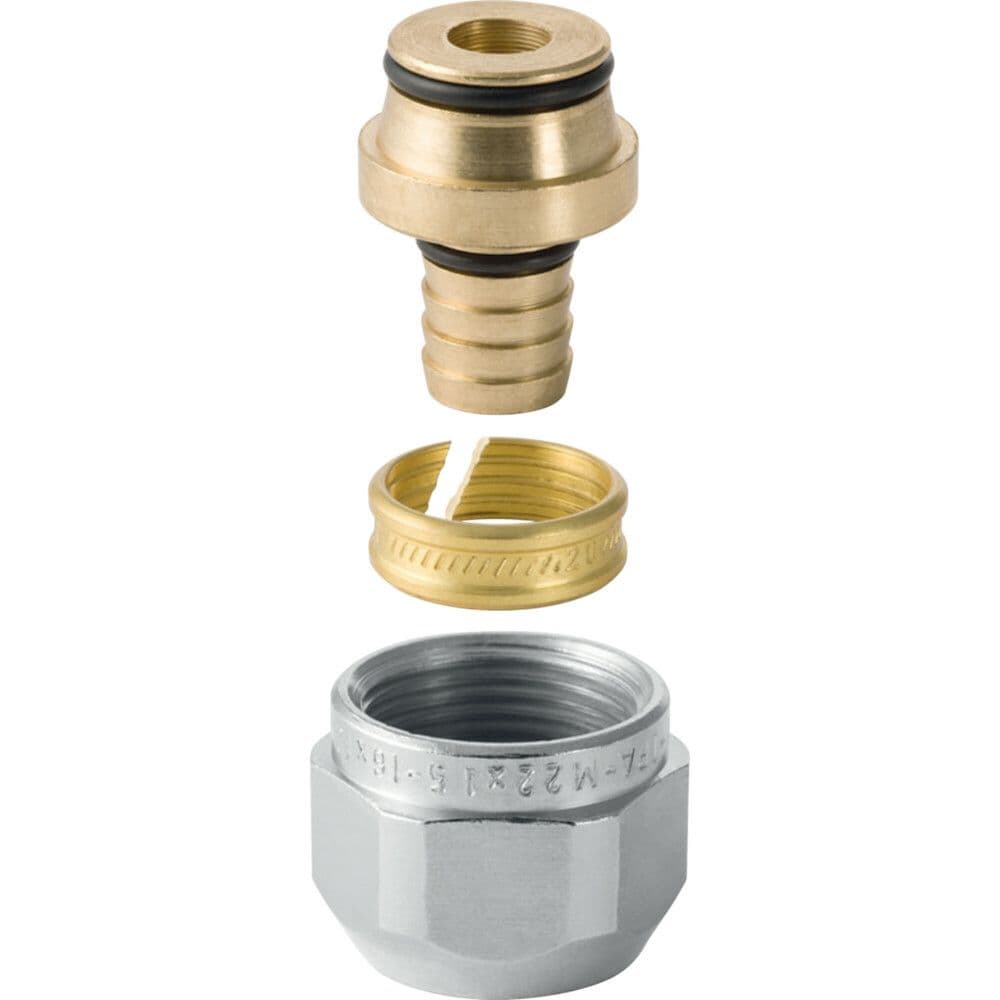 Geberit FlowFit raccord de connexion du radiateur D16 M22 vue 1