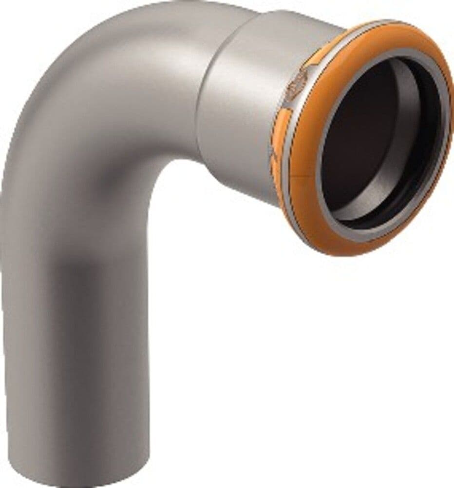 Geberit Mapress Therm coude 90 ° avec tuyau d'emboîtement 22 vue 1