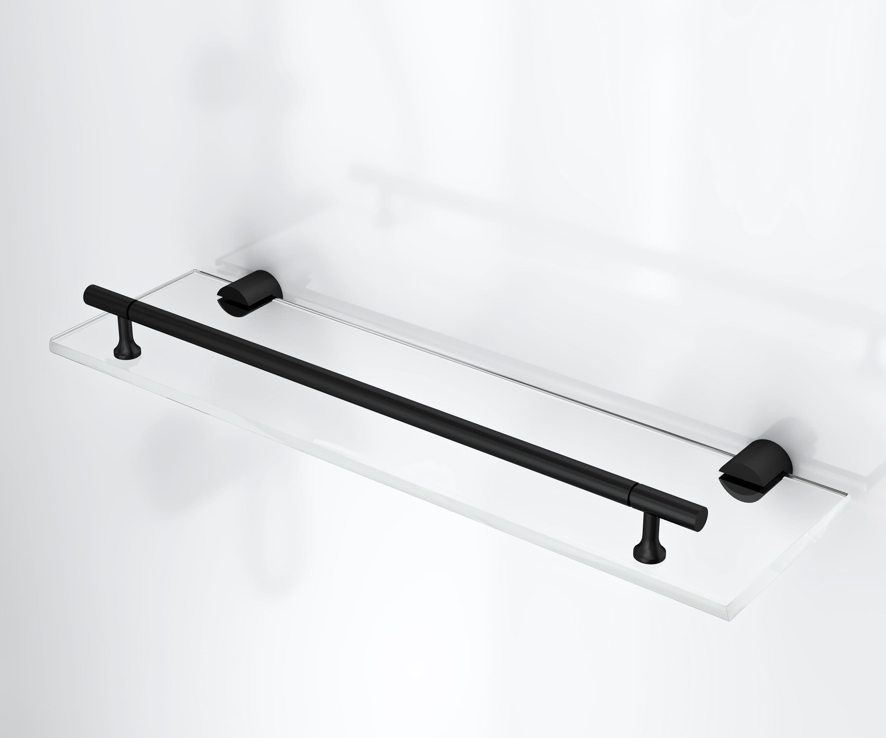 RIMO CABINE DE DOUCHE COMPLÈTE AVEC PORTE PIVOTANTE - RÉVERSIBLE - 80X215X80 CM - NOIR MAT - VERRE CLAIR vue 1
