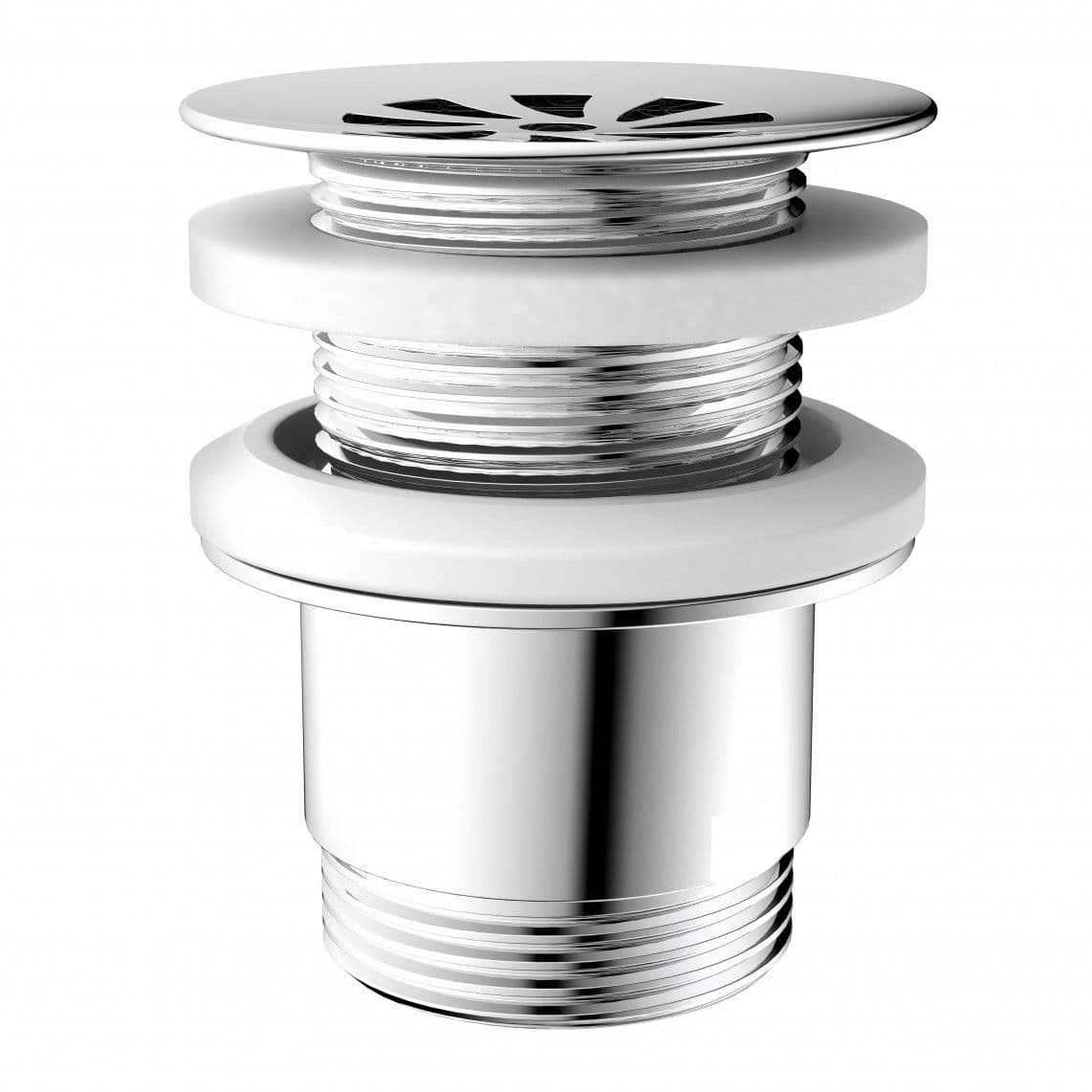 98807350 DAV-3WK vanne d'évacuation, chromé, 1 1/4" x 60 mm, sans bouchon vue 1
