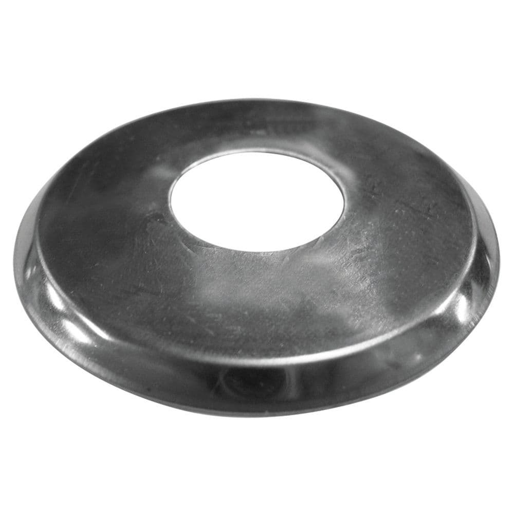rosace chromé inox 1/2" hauteur 5 mm vue 1