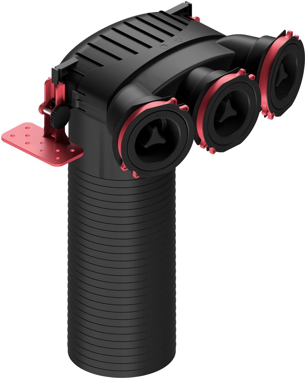 CONNECT BOX DE RACCORDEMENT BOUCHE 125MM+3X75MM vue 1