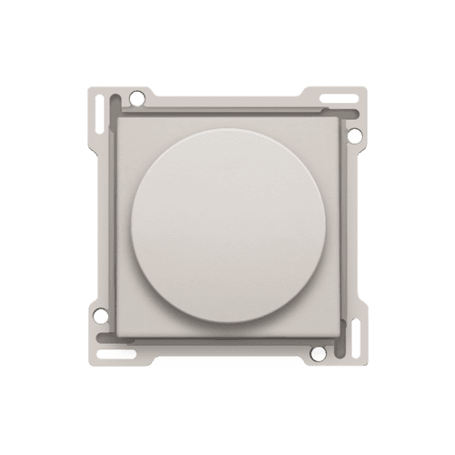 Set de finition pour variateur à bouton rotatif ou régulateur de vitesse, incl. bouton rotatif, couleur light grey vue 1