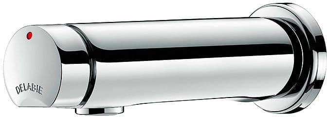 ROBINET MURAL TEMPORISE EAU FROIDE TEMPOSOFT 2 DELABIE 7 SEC CHROME vue 1