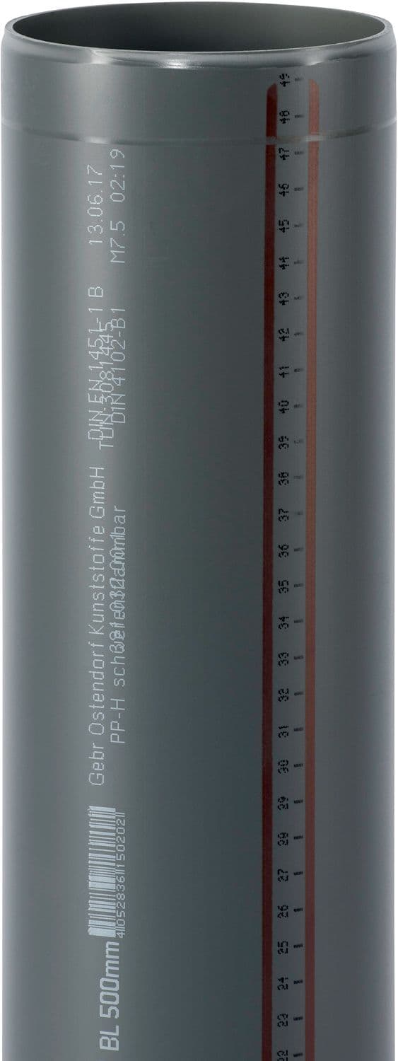 TUBE 110MM 5M P P L.LISSE PP HT-SAFE OSTENDORF vue 1