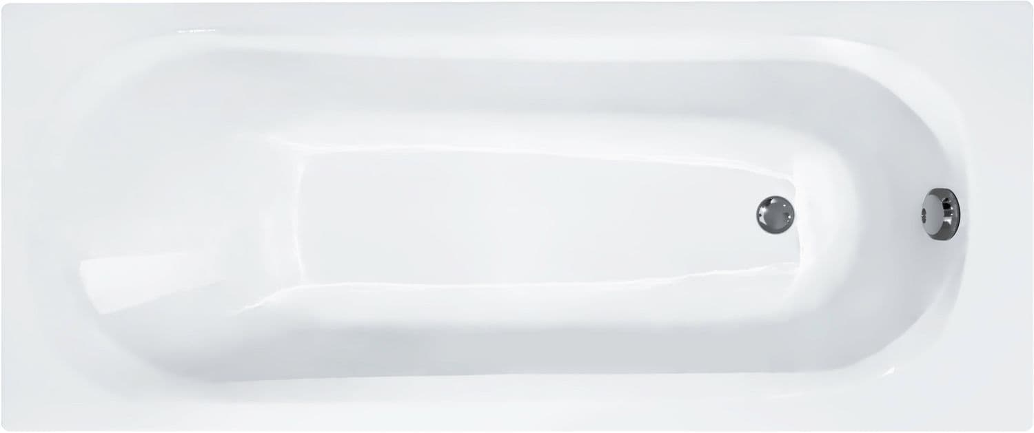BAIN NEWFORM DESCO COLLECTION ACRYL + PIEDS 160-70CM BLANC vue 1