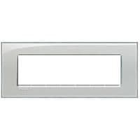 LivingLight - plaque rectangulaire 7 modules Gris givré vue 1