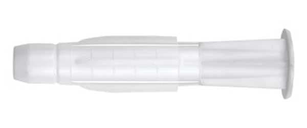 Cheville universelle Blanche diamètre 10mm longueur 61mm avec collerette vue 1