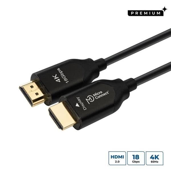 Câble optique actif HDMI 2.0 haute vitesse 50m 4K 60 Hz 18 Gbit/s vue 1