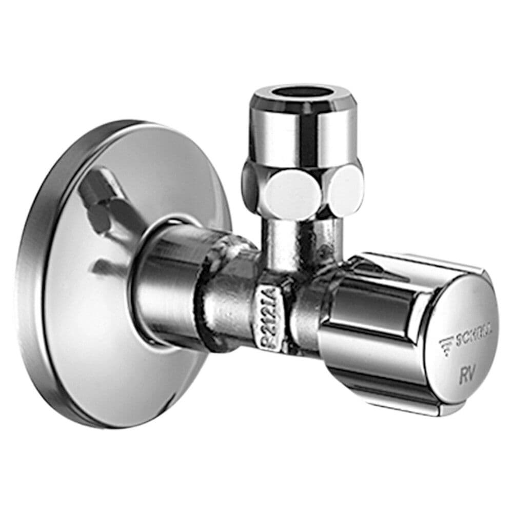 Schell Comfort robinet d'équerre avec rosace 1/2" vue 1