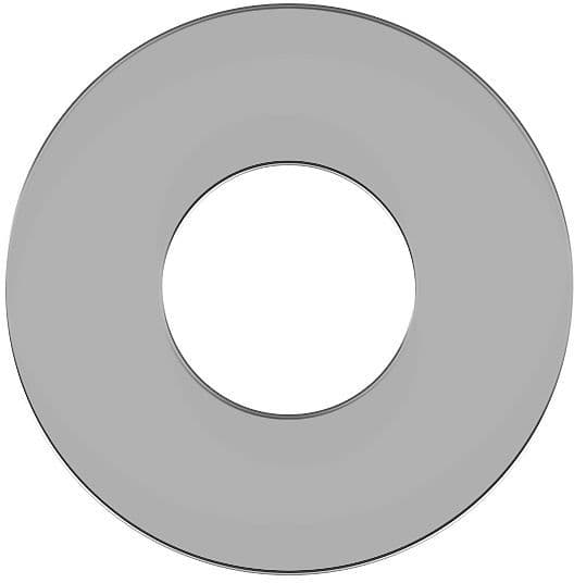 ROSACE VOLA CHROME 60MM TROU 30MM vue 1