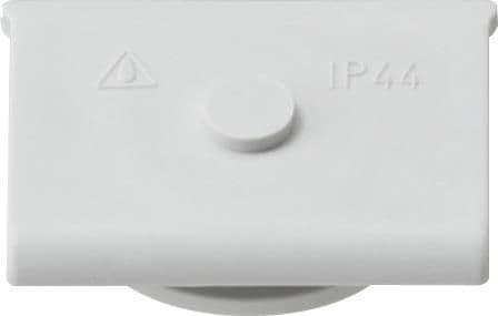 Adaptateur pour entrée de câble Gris 1 x (fermé) pour câbles Ø 6 à 13mm. vue 1