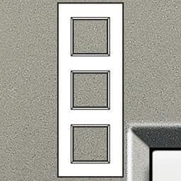 LivingLight - plaque rectangulaire 3 x 2 modules 71mm Avenue vue 1