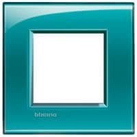 LivingLight - plaque rectangulaire 2 modules vert vue 1