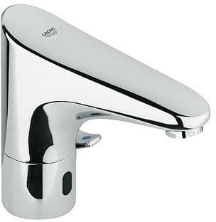 ROBINET DE LAVABO ELECTRONIQUE EUROPLUS E GROHE 6V CHROME vue 1