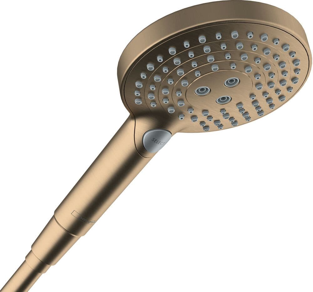 Hansgrohe Raindance Select S douchette à main 120 3 jet brushed bronze vue 1