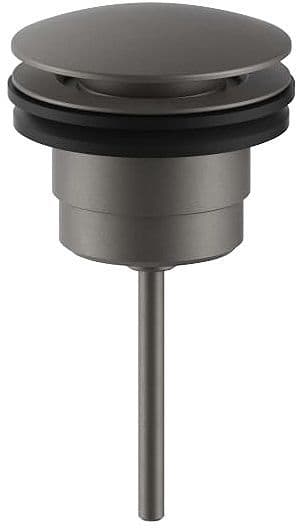 CREPINE DESIGN UNIVERSEL ICONA CLASSIC FANTINI ROND MAT GUN METAL PVD vue 1