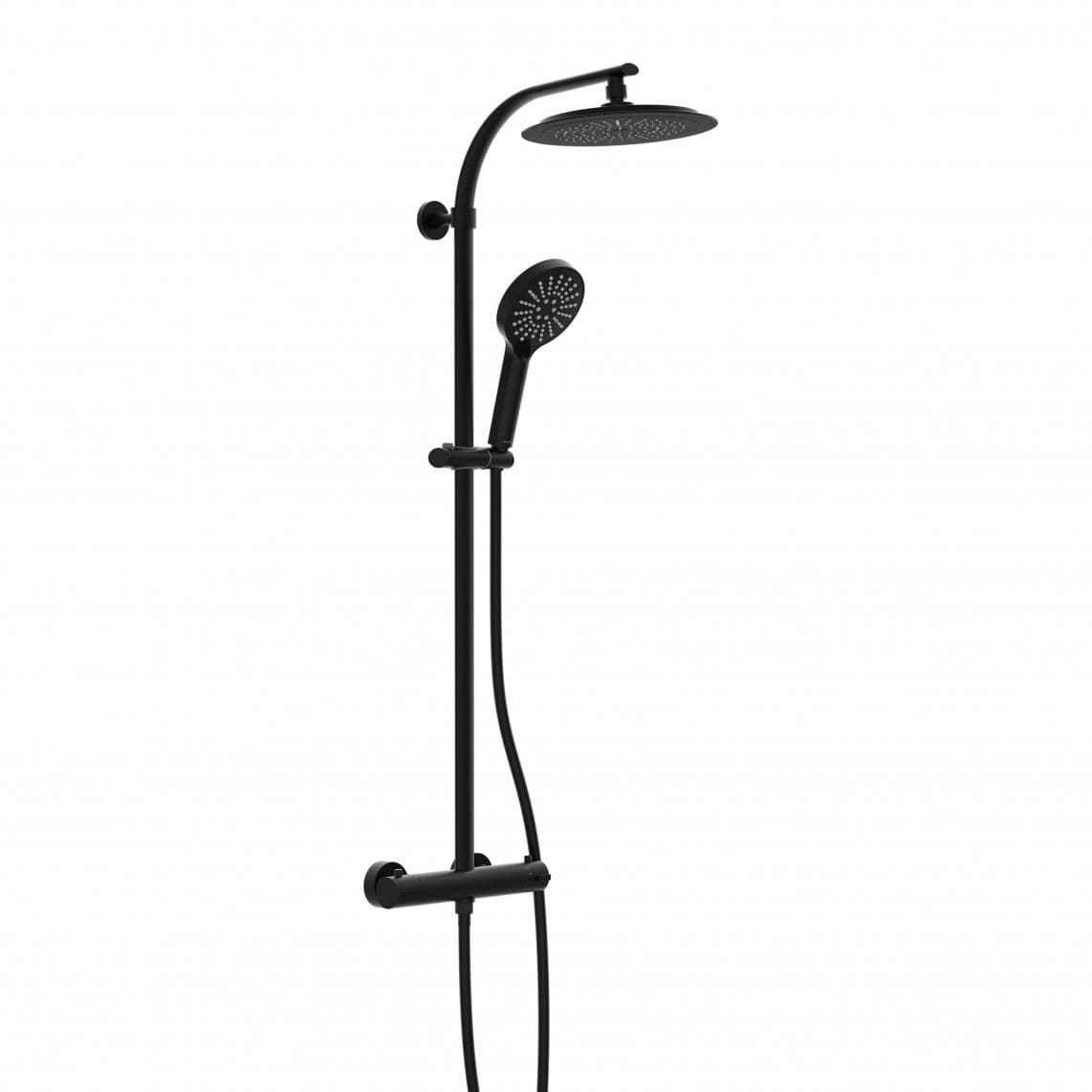 60076 MADURA FRESH Set douche de pluie, noir mat vue 1