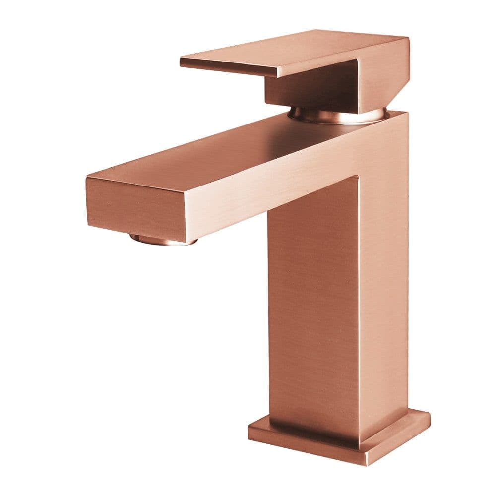 ALONI CHAN MITIGEUR DE LAVABO CARRÉ - CUIVRE BROSSÉ vue 1