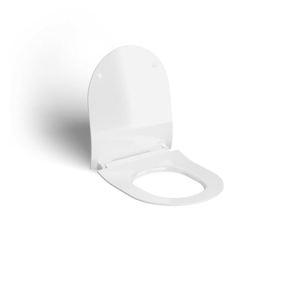 Clou Hammock abattant fin soft close quick release blanc brillant vue 1