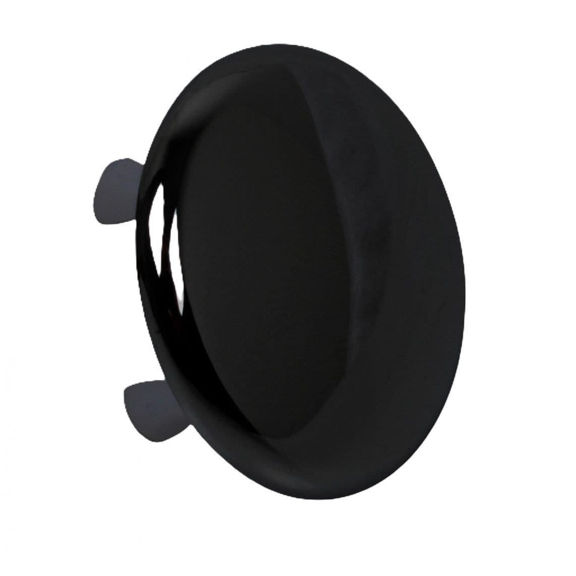 98027930 Rosace de trop plein pour lavabo, noir mat, 18 - 22 mm, à pincer vue 1