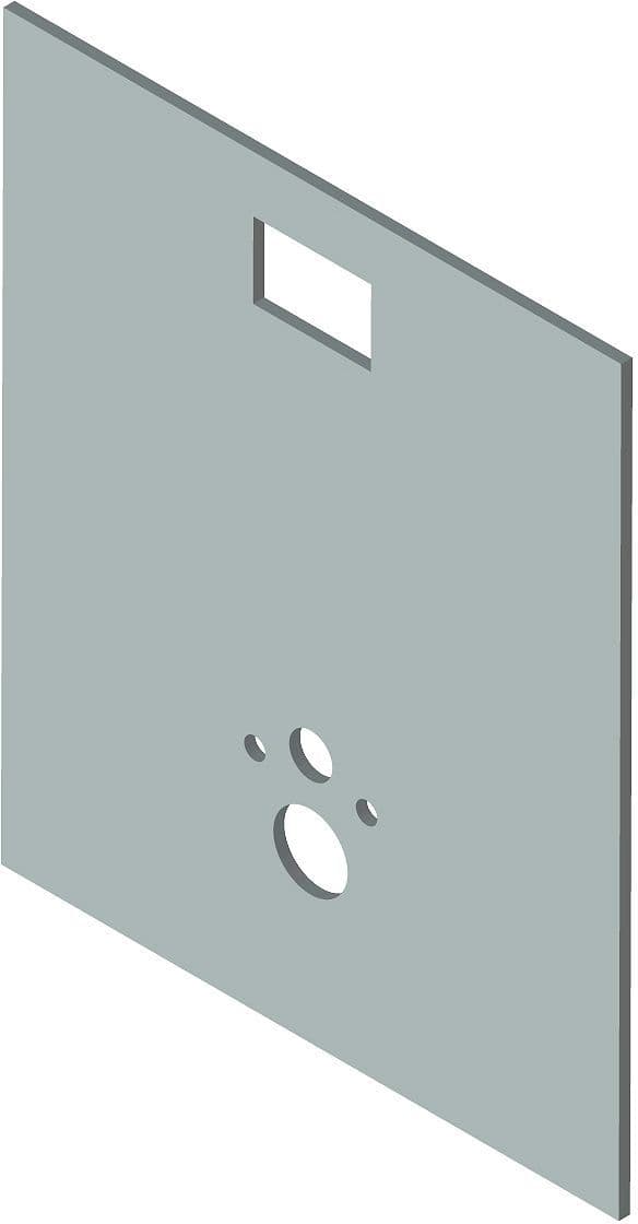 PLAQUE DE RECOUVREMENT WALLFIX OLI120 MDF PASPARTOE vue 1