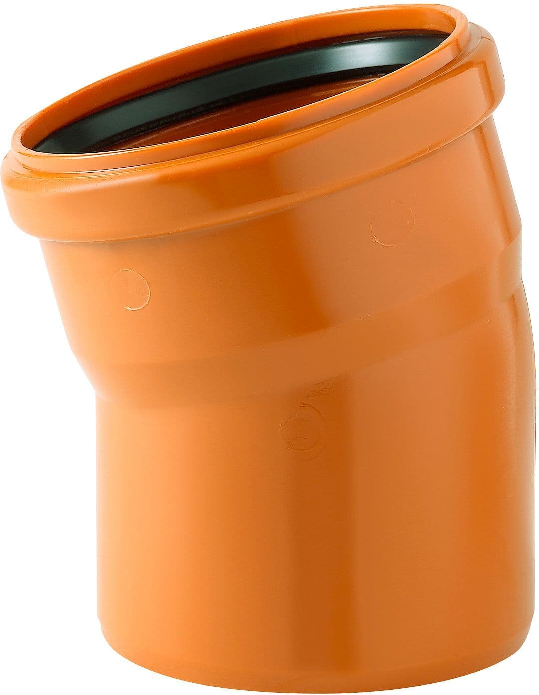 COUDE PVC EGOUT 160MM 15° ROUGE/BRUN vue 1