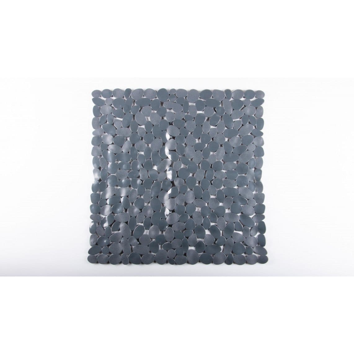 BA0450 tapis de douche motif pierres, Anthracite/gris vue 1