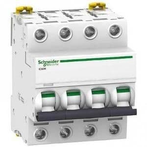 Disjoncteur modulaire iC60H - 4 pôles - 16A - courbe C vue 1