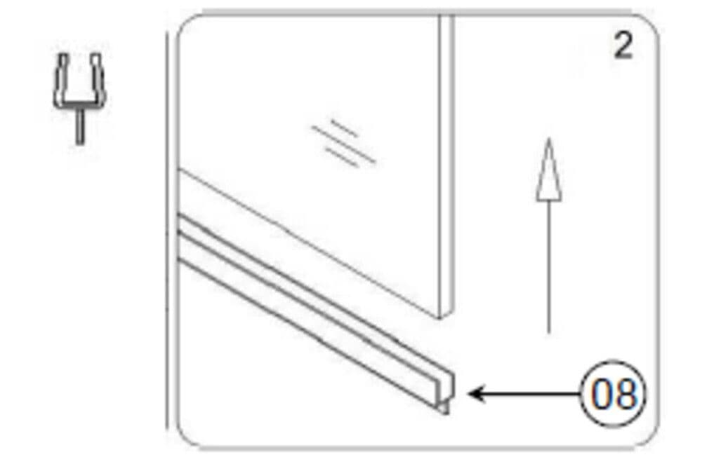 Van Marcke Pina jointe dessous horizontal pour Pina Flexi 100cm vue 1
