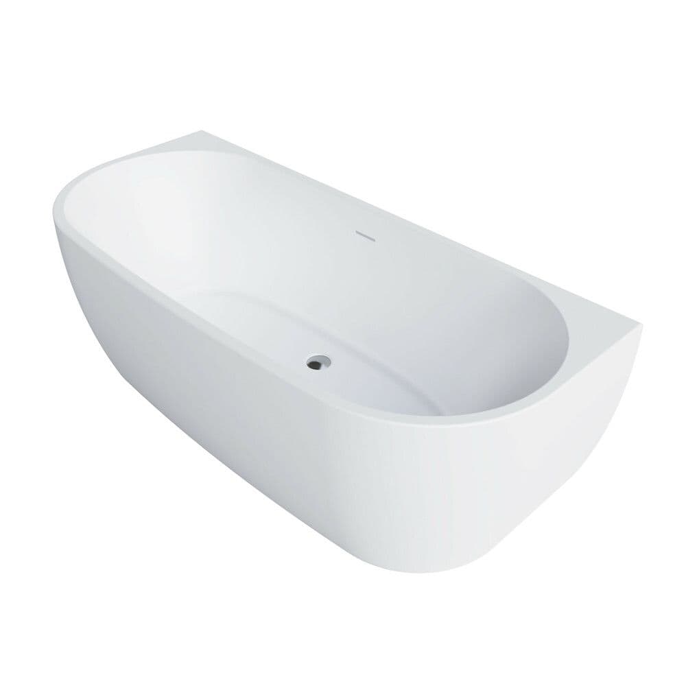 Van Marcke D-Shape Design baignoire duo 180x80 central mat vue 1