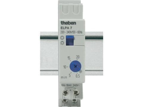 Minuterie d'escalier électronique 230V 50 - 60Hz 0,5 - 20m 1NO 16A vue 1