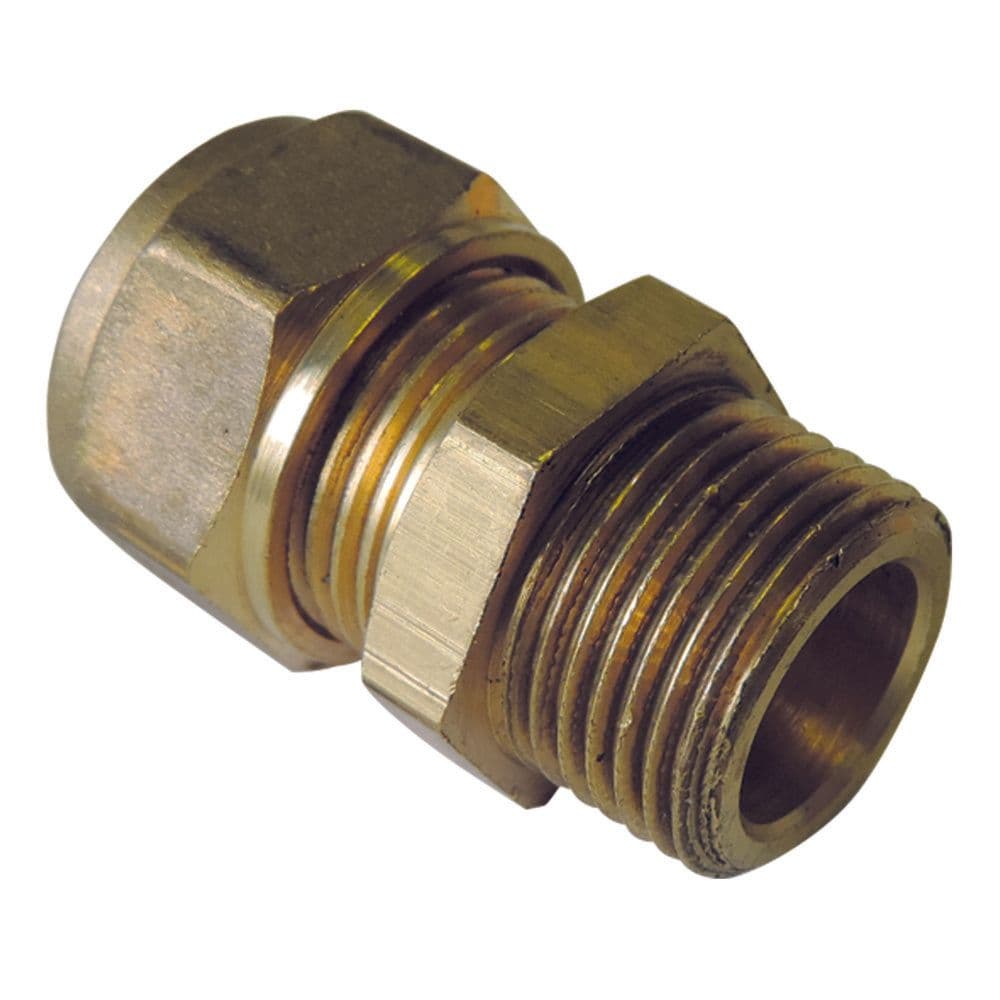 raccorDdroit biconique laiton alimentation tube cuivre 10x1/2"M vue 1