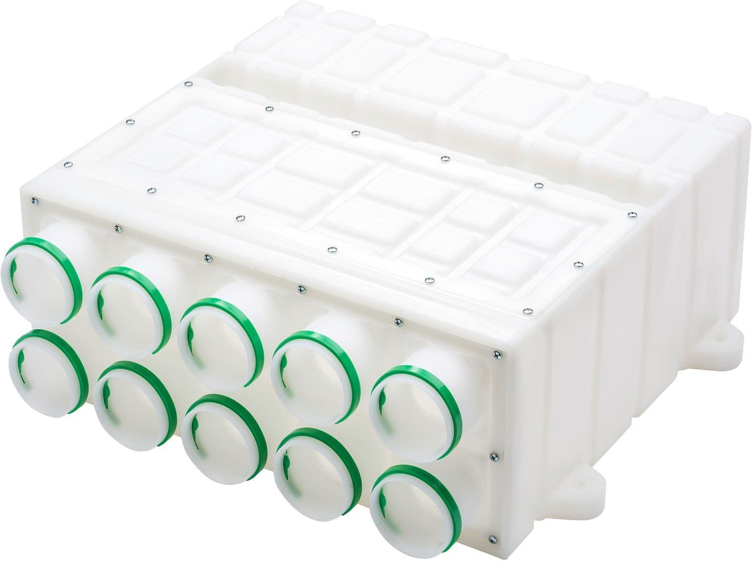CAISSON COLLECTEUR POUR GAINES D'AIR POUR BETON VASCO 10X75MM vue 1