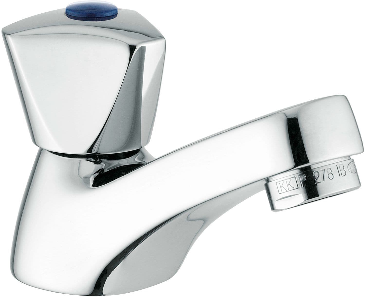 ROBINET EAU FROIDE/CHAUDE LAGUNA 'LUX' + MOUSSEUR EXT.CHROME vue 1