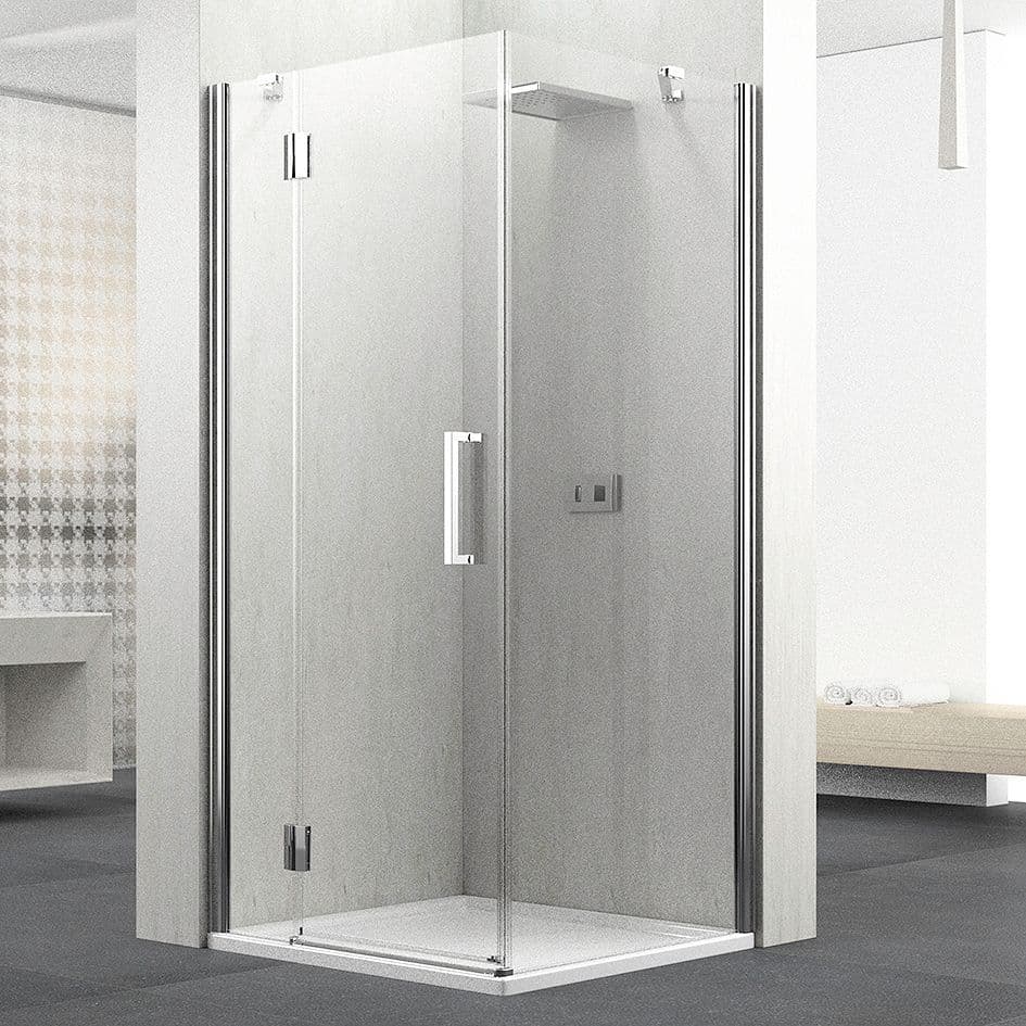 PAROI FIXE LIFT 86,5-89,5 H195 REVERSIBLE CHROME-CLAIR vue 1