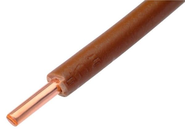 Vob 2.5 Brun (H07V-U) en rouleau de 100m classe CPR: ECA vue 1