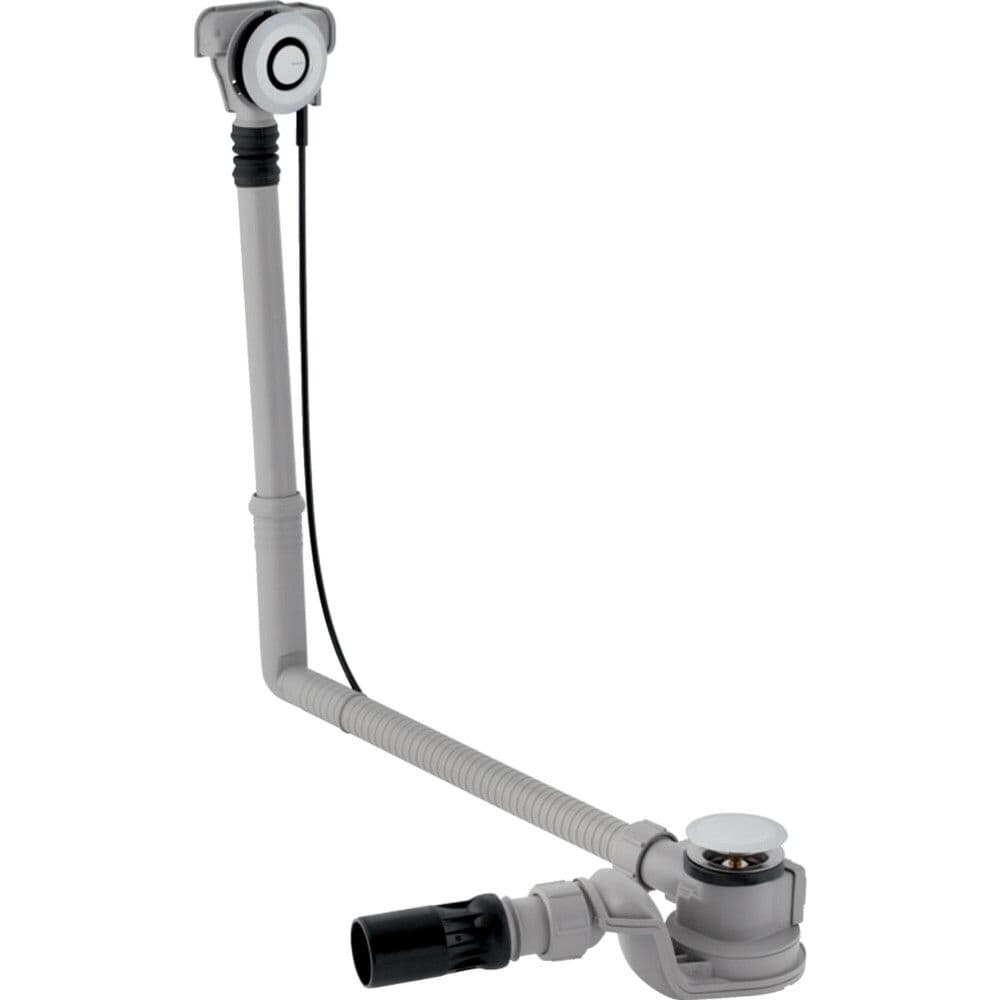 Geberit garniture baignoire bouton PushControl D52 L50cm chromé brillant vue 1