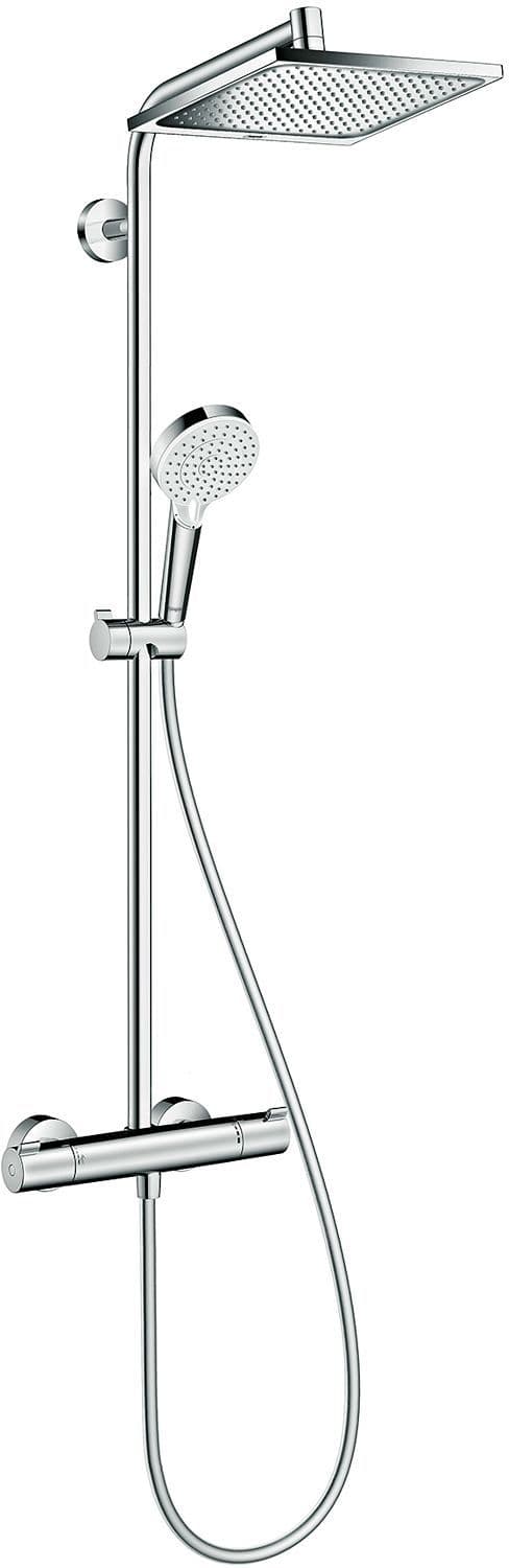 COLONNE DE DOUCHE+THERMOSTAT CROMETTA E240 1JET HANSGROHE CHROME vue 1