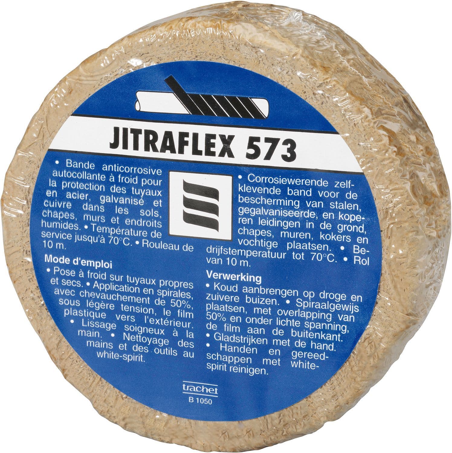 BANDE ANTICORROSION JITRAFLEX 573 5CM ROULEAU 10M EAU FROIDE vue 1