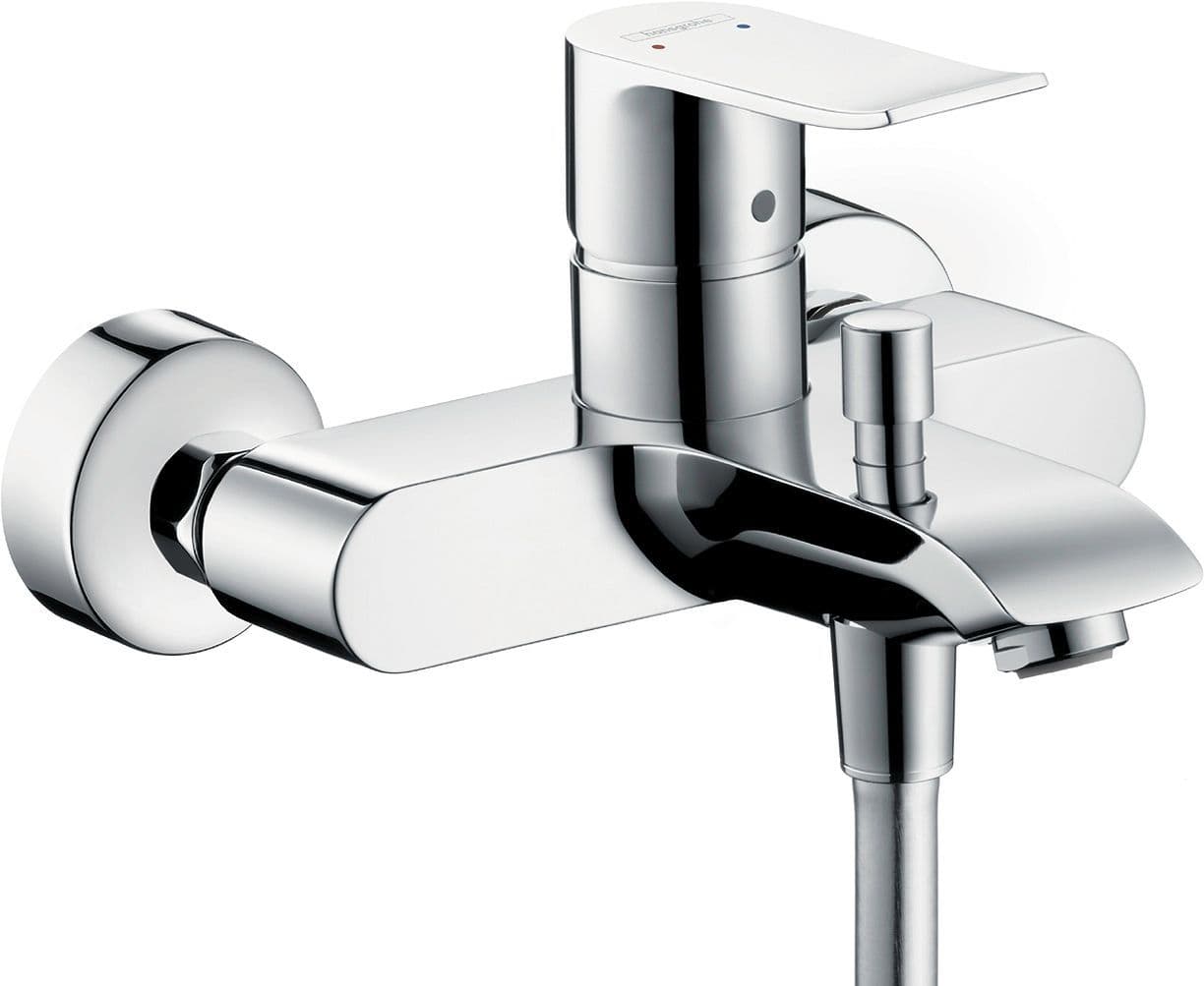 MITIGEUR BAIN METRIS HANSGROHE CHROME vue 1