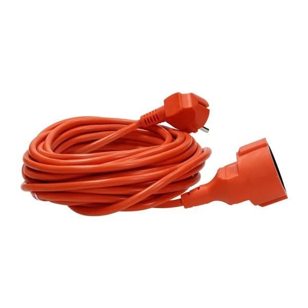 Rallonge de jardin avec 1 prise Schuko, longueur 40m 3 x 1mm², IP20, en PVC, entièrement encapsulée, vue 1