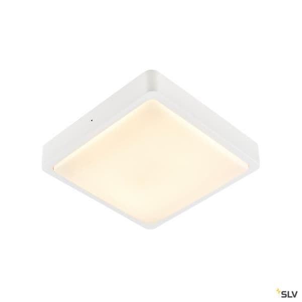 Ainos square avec détecteur , applique ou plafonnier apparent Led outdoor, Blanc, commutateur CCT 30 vue 1