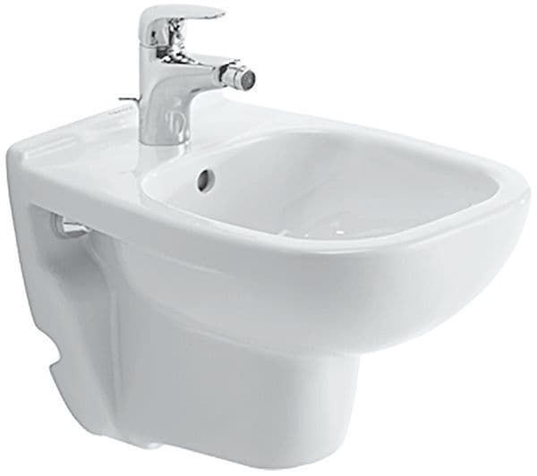 BIDET SUSPENDU COMPACT D-CODE DURAVIT BLANC vue 1