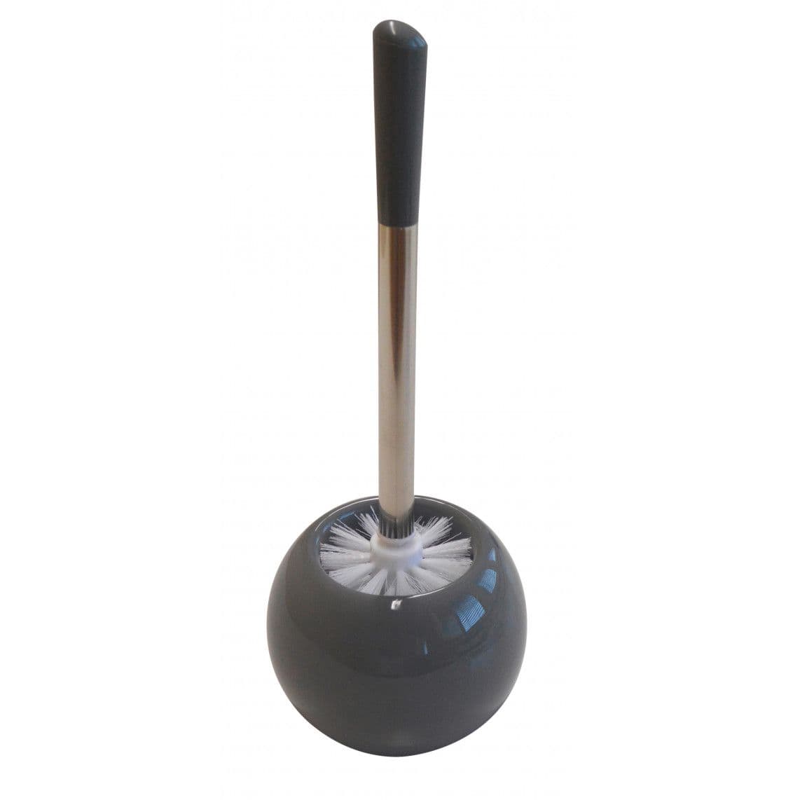 SWTL01CER-GRA POLITO brosse WC avec support céramique, Gris vue 1