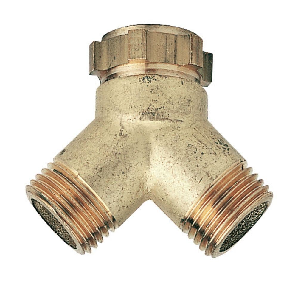 Raccord Y laiton 3/4"M x 3/4"F x 3/4"M vue 1