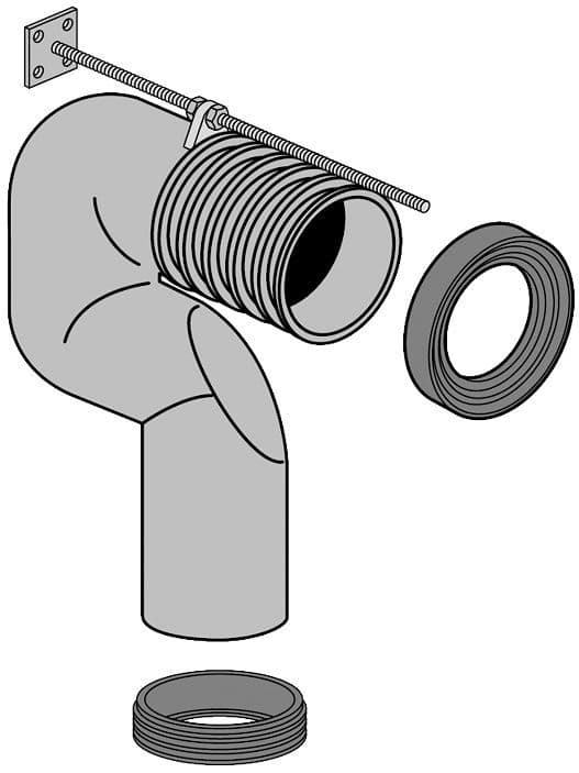 COUDE-VARIO V<(>&<)>B SORTIE VERTICAL AJUSTABILITÉ VARIABLE PAR SERIE vue 1